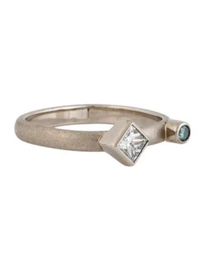 Pre-owned Ring 14k Diamond  In Multi