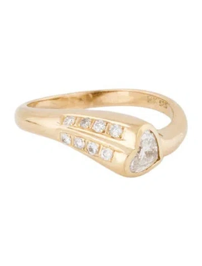 Pre-owned Ring 14k Diamond  In Multi