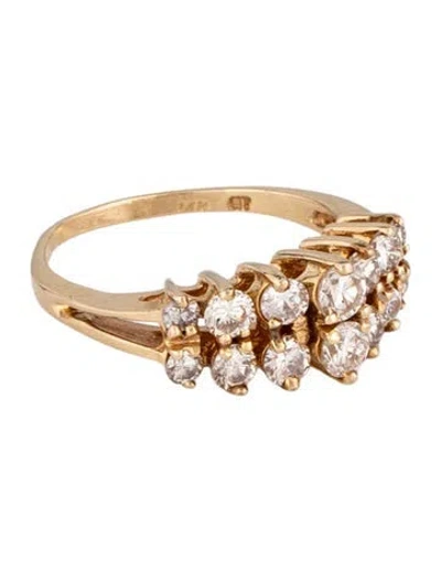 Pre-owned Ring 14k Diamond  In Multicolor
