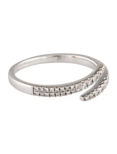Pre-owned Ring 14k Diamond Split Band In Multi