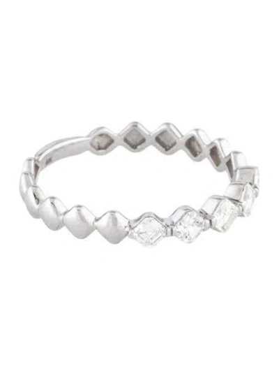 Pre-owned Ring 14k Diamond Stacking Band In Multicolor