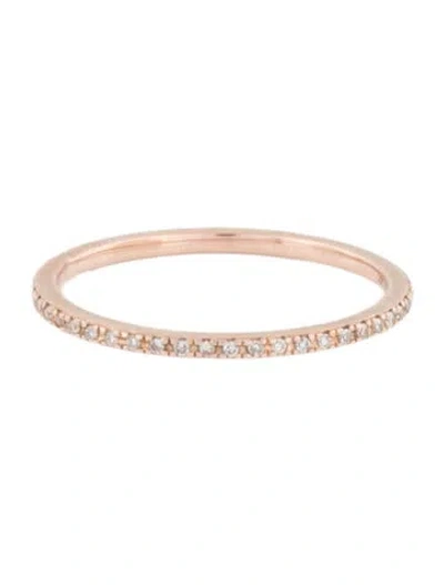 Pre-owned Ring 14k Diamond Stacking Eternity  In Multicolor