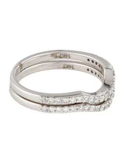 Pre-owned Ring 14k Diamond Stacking  Set In Multi