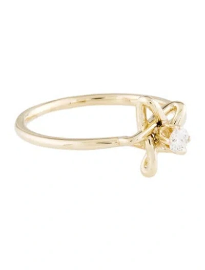 Pre-owned Ring 14k Diamond Star Cocktail  In Multi