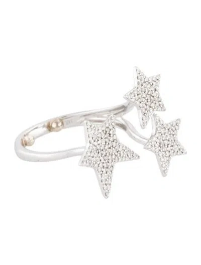 Pre-owned Ring 14k Diamond Star Cocktail  In Multi