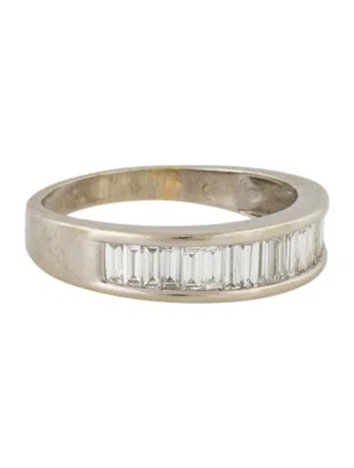 Pre-owned Ring 14k Diamond Tapered Band  In Multi