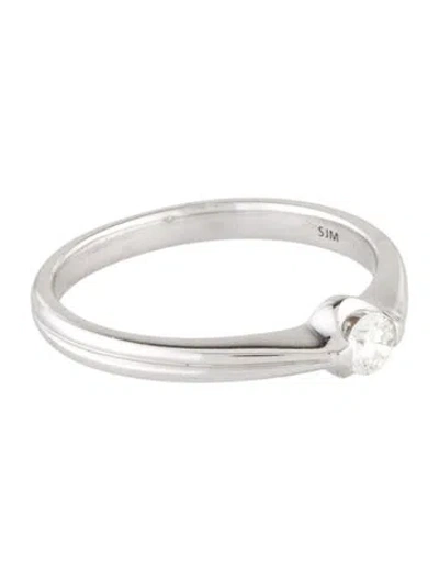 Pre-owned Ring 14k Diamond Tension Set In Multi