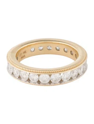 Pre-owned Ring 14k Diamond Wedding Band In Multi