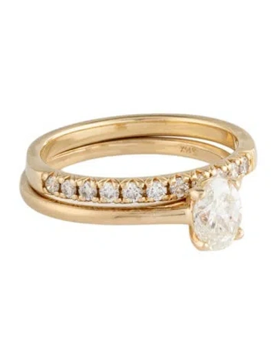 Pre-owned Ring 14k Diamond Wedding Set In Multicolor