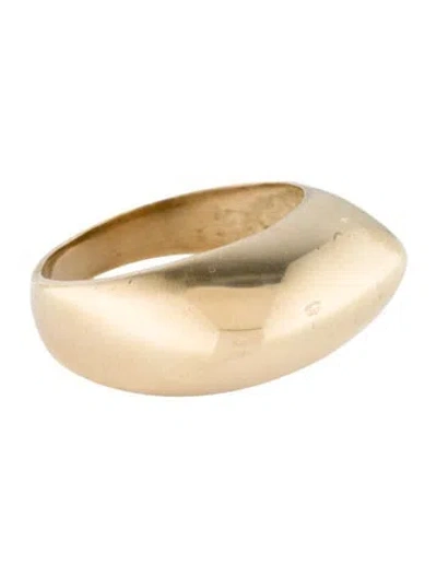 Pre-owned Ring 14k Dome Band  In Multi