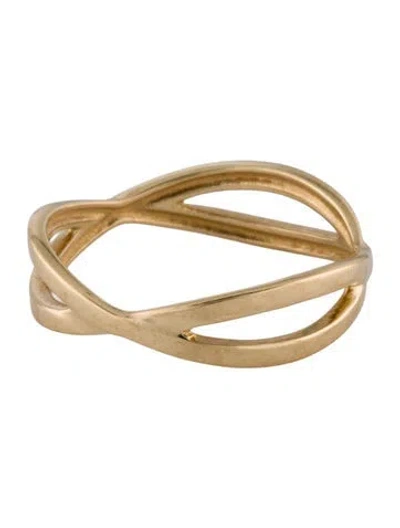 Pre-owned Ring 14k Double Band  In Multi