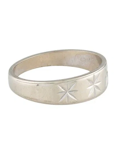 Pre-owned Ring 14k Etched Band  In Multi