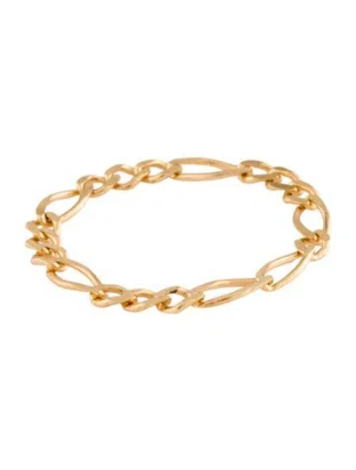 Pre-owned Ring 14k Figaro Chain  In Multi