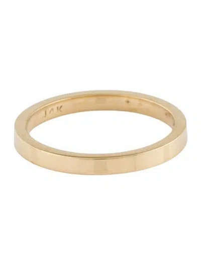 Pre-owned Ring 14k Flat Band In Multi