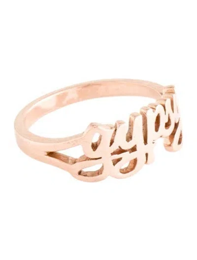 Pre-owned Ring 14k 'gypsy' Band In Multicolor