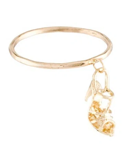 Pre-owned Ring 14k High Heel Cocktail  In Multi