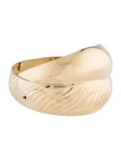 Pre-owned Ring 14k Interlocking Band  In Multi