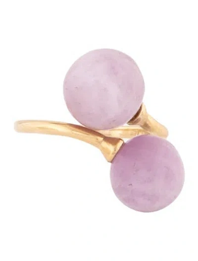Pre-owned Ring 14k Kunzite Cocktail  In Multi