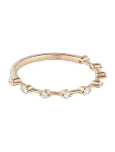 Pre-owned Ring 14k Lab-grown Diamond Band In Multicolor