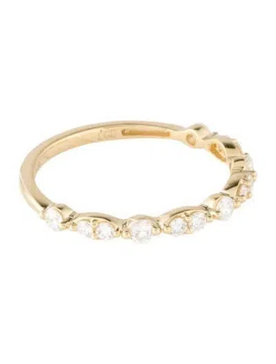 Pre-owned Ring 14k Lab-grown Diamond Band In Multicolor