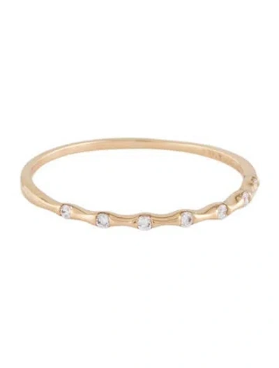 Pre-owned Ring 14k Lab-grown Diamond Band  In Multi