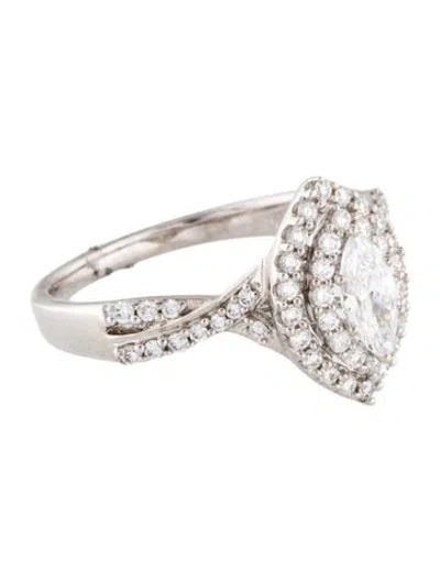 Pre-owned Ring 14k Lab-grown Diamond Cocktail  In Multi