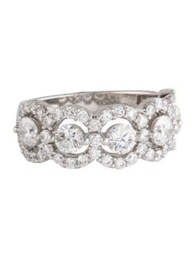 Pre-owned Ring 14k Lab-grown Diamond Cocktail  In Multicolor