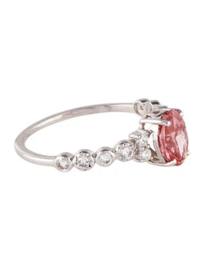 Pre-owned Ring 14k Lab-grown Diamond Engagement  In Multi
