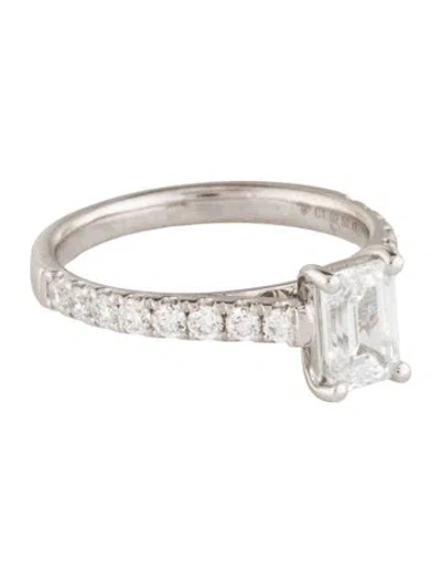 Pre-owned Ring 14k Lab-grown Diamond Engagement  In Multi