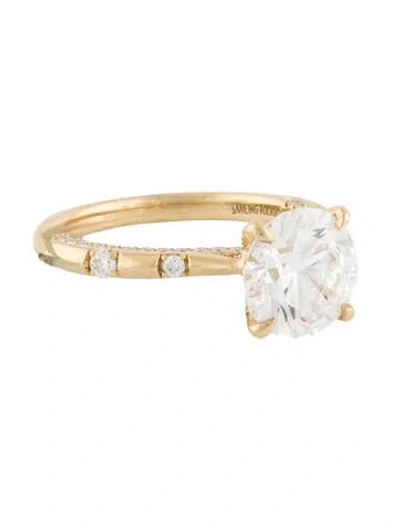 Pre-owned Ring 14k Lab-grown Diamond  In Multi