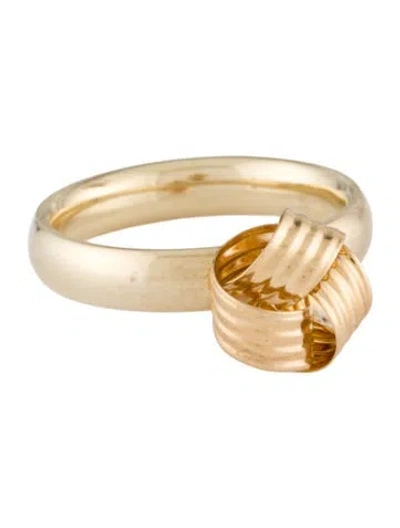 Pre-owned Ring 14k Love Knot Cocktail  In Multi