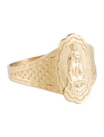 Pre-owned Ring 14k Madonna Cocktail  In Multi