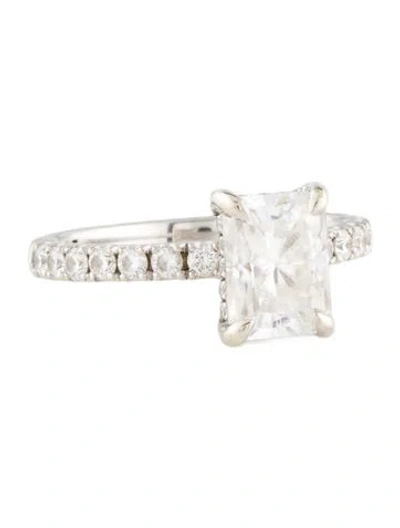 Pre-owned Ring 14k Moissanite & Diamond Cocktail  In Multi