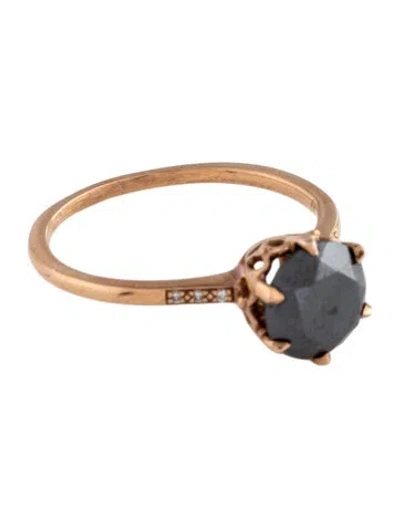 Pre-owned Ring 14k Moissanite Cocktail  In Multi