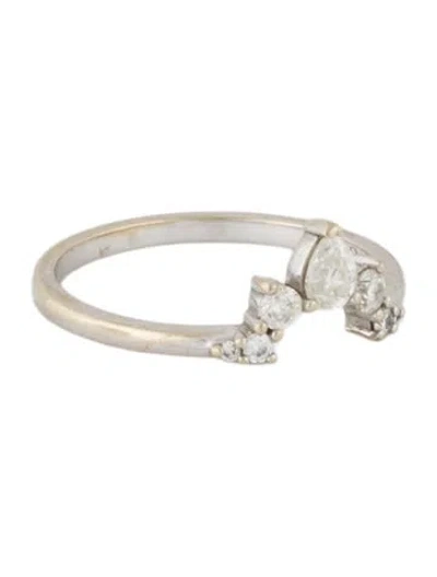 Pre-owned Ring 14k Moissanite Cocktail  In Multicolor