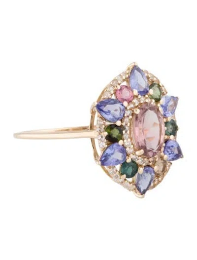 Pre-owned Ring 14k Multistone Cocktail
