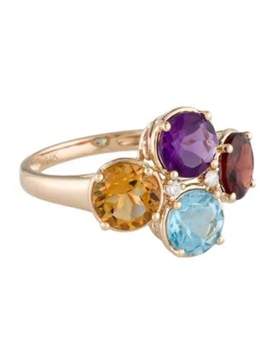 Pre-owned Ring 14k Multistone Cocktail