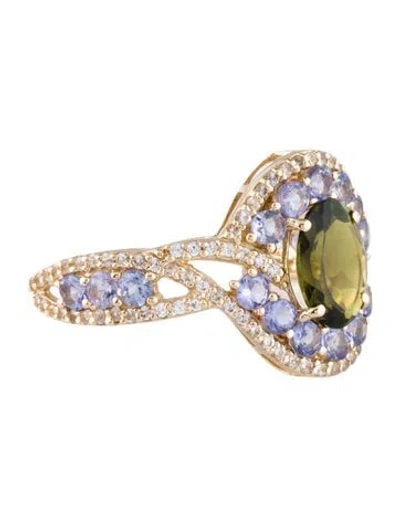 Pre-owned Ring 14k Multi-stone Cocktail