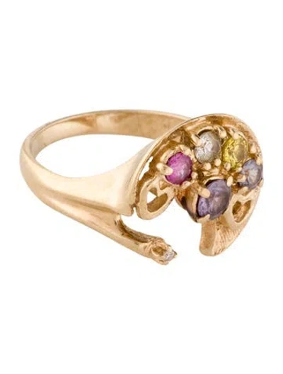 Pre-owned Ring 14k Multistone Cocktail