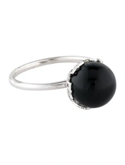 Pre-owned Ring 14k Onyx Cocktail  In Multi