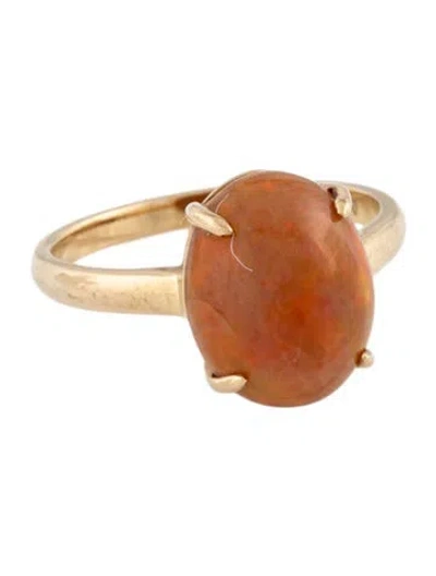 Pre-owned Ring 14k Opal Cocktail  In Multicolor
