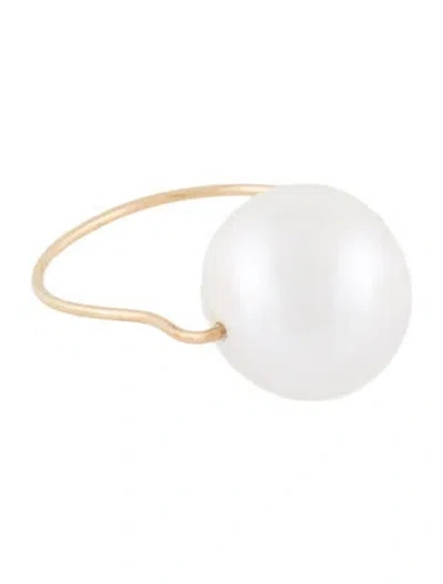 Pre-owned Ring 14k Pearl Cocktail  In Multi