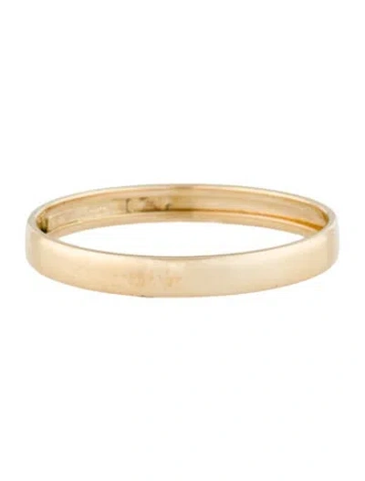 Pre-owned Ring 14k Plain Band In Multi