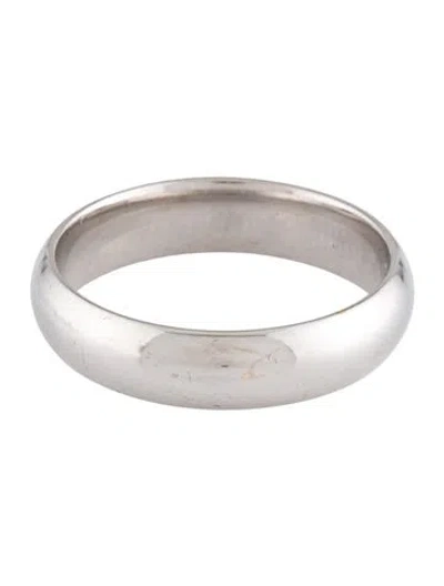 Pre-owned Ring 14k Plain Wedding Band In Multicolor