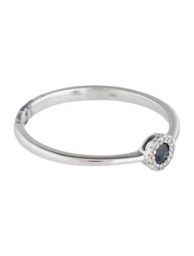 Pre-owned Ring 14k Sapphire & Diamond  In Multicolor