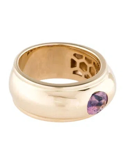 Pre-owned Ring 14k Sapphire Band  In Multi