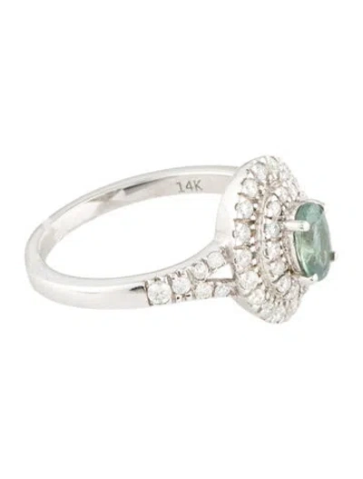 Pre-owned Ring 14k Sapphire Cocktail  In Multi