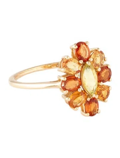 Pre-owned Ring 14k Sapphire Pendant In Multicolor