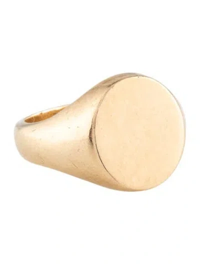 Pre-owned Ring 14k Signet Cocktail  In Multicolor