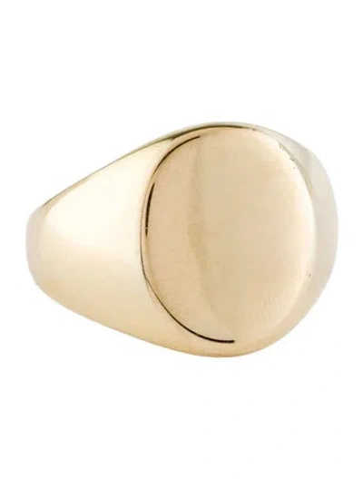 Pre-owned Ring 14k Signet  In Multi
